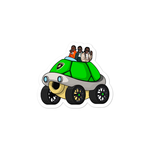 Green Lamborghini Sticker