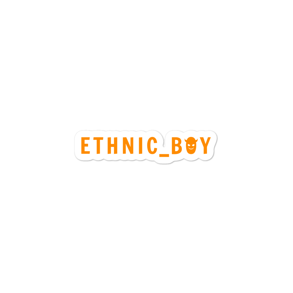 Ethnic Boy Logo Sticker