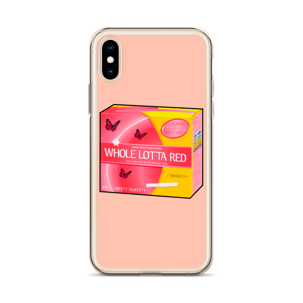 Whole Lotta Red iPhone Case