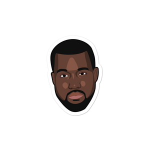 Kanye Head Sticker