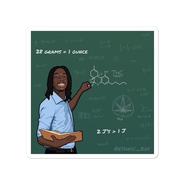 Math Wiz Khalifa Sticker
