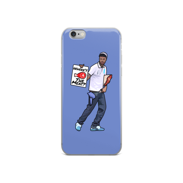 Blueface Where's the Meat iPhone Case