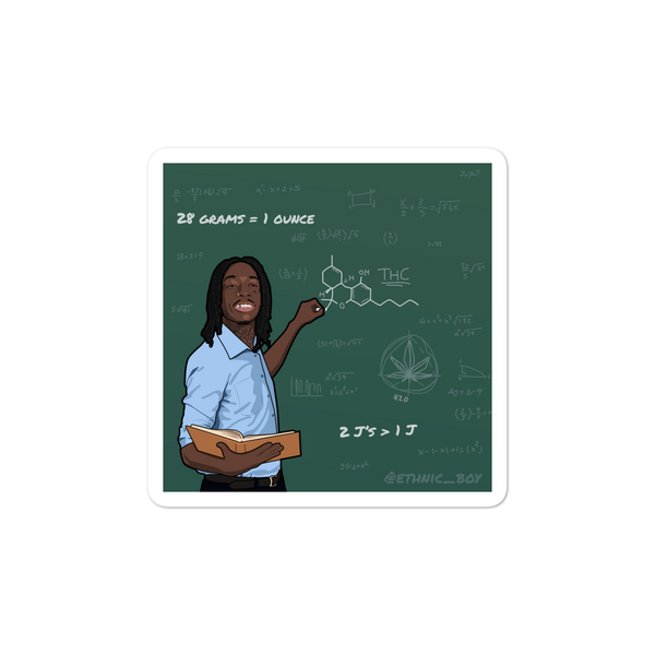 Math Wiz Khalifa Sticker